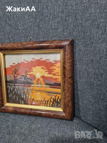 Гоблен "Изгрев над реката", снимка 3 - Гоблени - 39891511