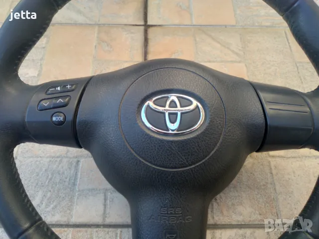 Мултифункционален волан с airbag за Тойота Корола Е12 2004-2007 фейслифт toyota corolla, снимка 2 - Части - 48668787