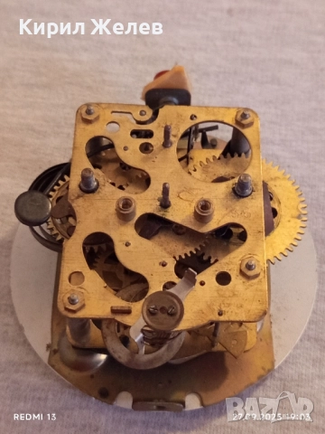 Стар рядък будилник с римски цифри ВИТЯЗЬ за КОЛЕКЦИОНЕРИ 44043, снимка 6 - Антикварни и старинни предмети - 51859428