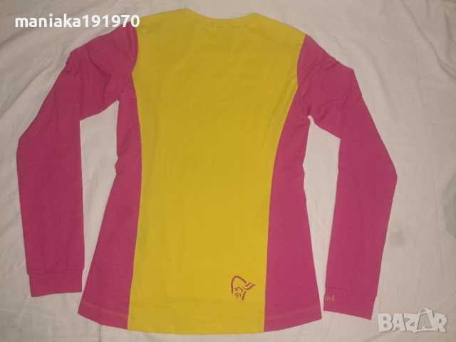 Norrona fjora equaliser lightweight Long Sleeve (S) дамска спортно блуза, снимка 5 - Спортни екипи - 44693950