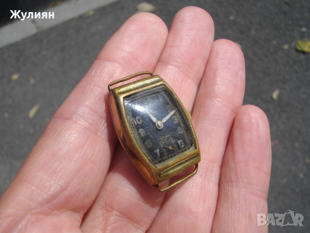 КОЛЕКЦИОНЕРСКИ ПОЗЛАТЕН ЧАСОВНИК OSCO PARAT ART DECO , снимка 2 - Антикварни и старинни предмети - 42110990