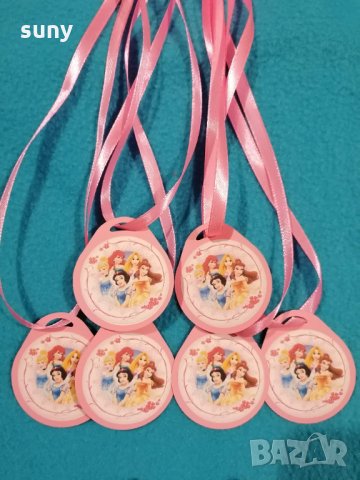 Парти медальони Принцеси, снимка 1