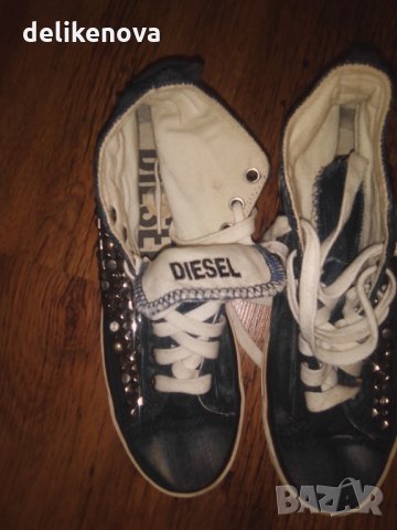 Diesel. USA Original. Size 38 Много яки кецове от деним, снимка 3 - Кецове - 25920194