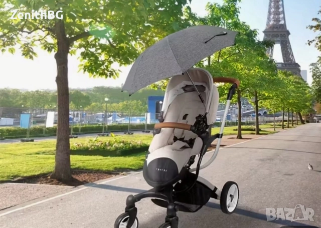 Универсален чадър за бебешка, детска количка с UV защита