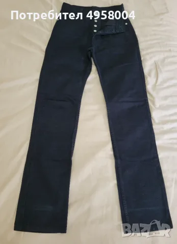 Дамски черни дънки Levi’s 501, W27 L32, снимка 4 - Дънки - 56202417