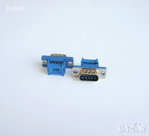 Букса за кабел RS232 9pin(м), снимка 1 - Друга електроника - 42589697