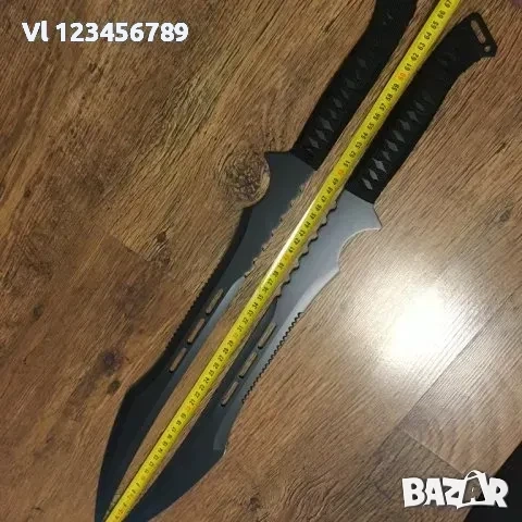 Катана Меч Два броя комплект SW-36 Katana с калъф Нинджа Мачете, снимка 2 - Ножове - 52240116