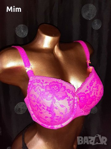 hunkemoller 85D Розов сутиен с дантела , снимка 4 - Бельо - 31051859