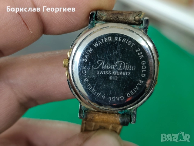 Кварцов часовник Aron Dino 013, снимка 4 - Мъжки - 51985647