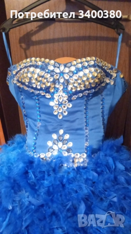 Официална Рокля с Пера, снимка 2 - Рокли - 52765691