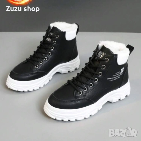 Дамски ежедневни зимни обувки, снимка 4 - Дамски боти - 53056019