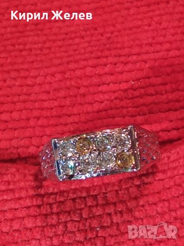 СТАР СКЪПОЦЕНЕН СРЕБЪРЕН АРТ НУВО ПРЪСТЕН ОКСИДИРАНО СРЕБРО 25138, снимка 10 - Антикварни и старинни предмети - 35884673