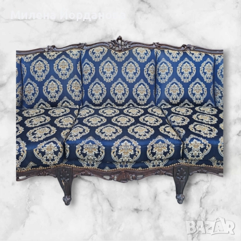 френски мебели диван и две кресла, снимка 3 - Дивани и мека мебел - 51481547