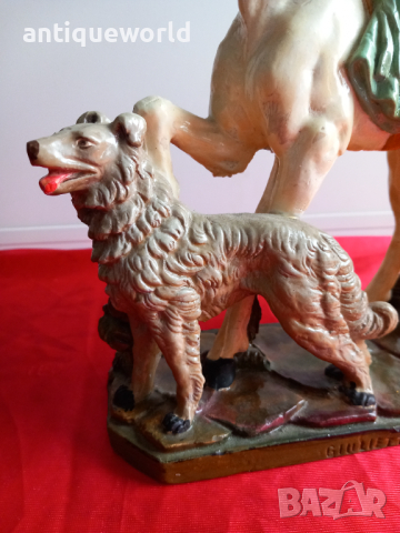 G. Ruggeri, Голяма Порцеланова Статуетка Ромео и Жулиета, снимка 4 - Антикварни и старинни предмети - 44774906