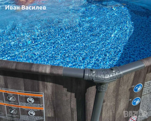Нови от склад резервни линери,платно,стени и дъно за сглобаем басейн 3.05м/0.76 Bestway