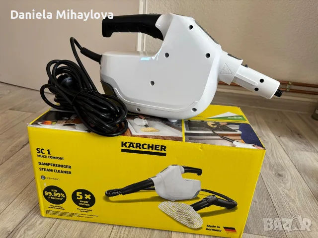 Парочистачка KÄRCHER SC 1 Multi Comfort + комплект аксесоари – като нова