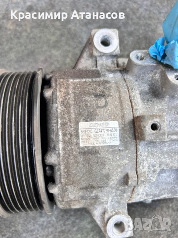 GE447280-6560. Компресор климатик за Тойота Авенсис T27. 2009-2015г, снимка 4 - Части - 50917972
