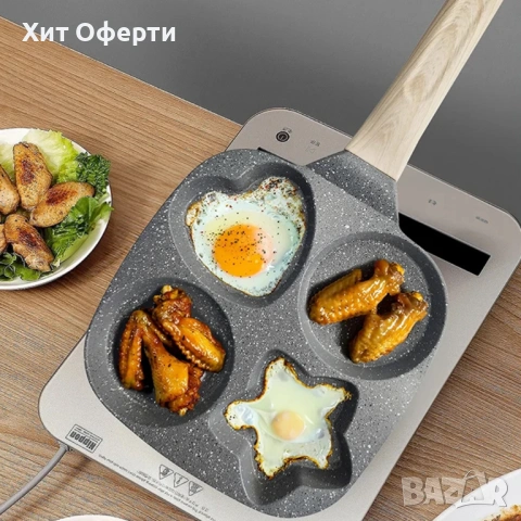 Тигани за яйца, палачинки, кюфтенца, газова индукция, снимка 4 - Съдове за готвене - 53220756