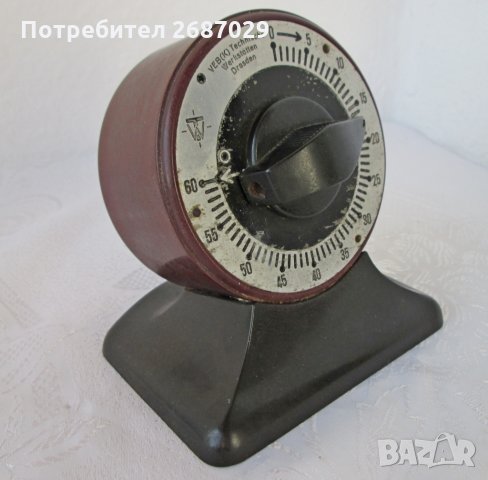 Няколко: вечен календар от метал, Стар германски таймер до 1 час, работи, от бакелит