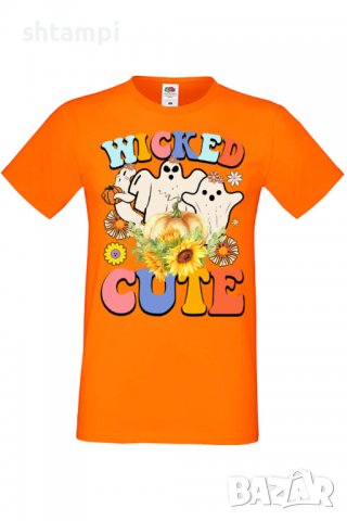 Мъжка тениска Wicked cute,Halloween,Хелоуин,Празник,Забавление,Изненада,Обичаи,, снимка 9 - Тениски - 38137624
