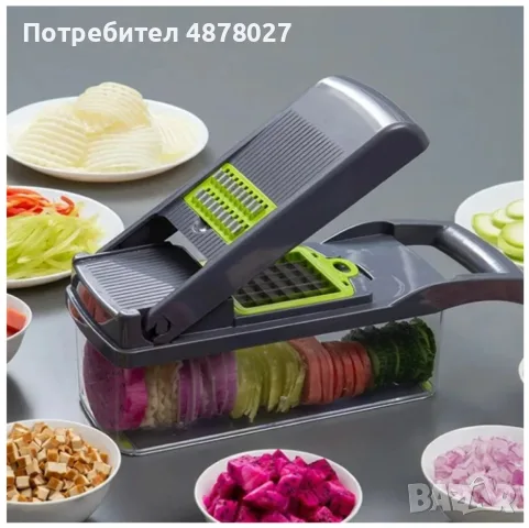 Кухненско ренде за плодове и зеленчуци 14 в 1, снимка 4 - Аксесоари за кухня - 55709703
