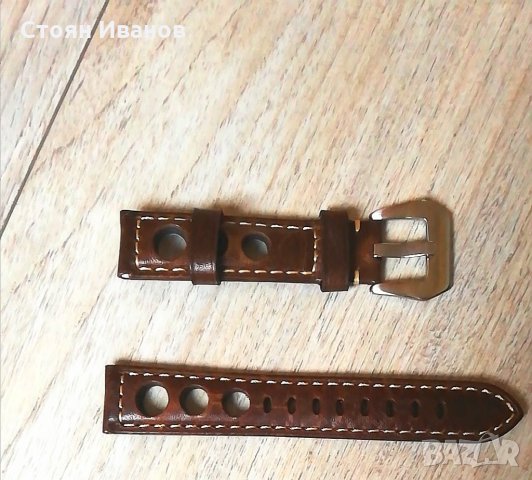 Кожена кайшка 20 мм, снимка 2 - Друга електроника - 31411790