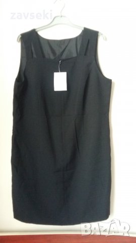 Дамска официална / делова черна рокля