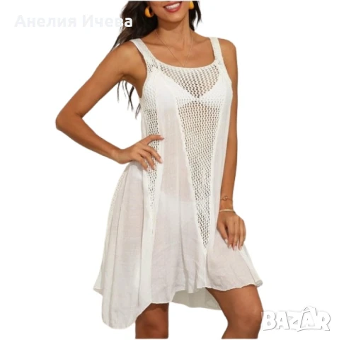 Плажна туника -рокля на една кука , снимка 6 - Туники - 50775327
