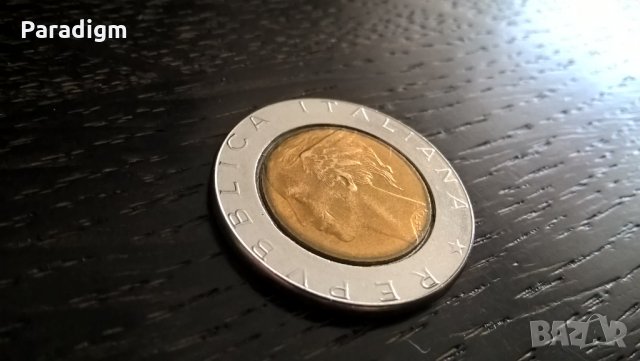 Монета - Италия - 500 лири | 1989г., снимка 2 - Нумизматика и бонистика - 31980774