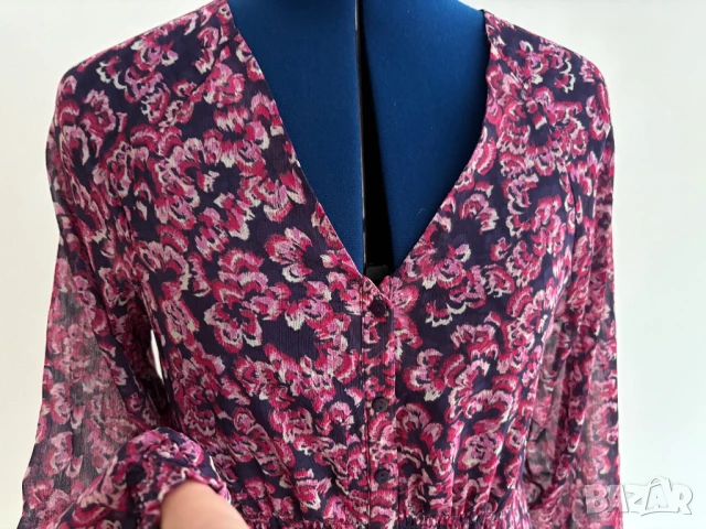 🌸 Ефирна дълга рокля Cortefiel – НОВА, снимка 3 - Рокли - 51096868