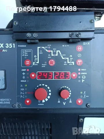Телоподаващо EWM Phoenix 351 Basic Puls Mig Mag CO2, снимка 6 - Други машини и части - 56339874