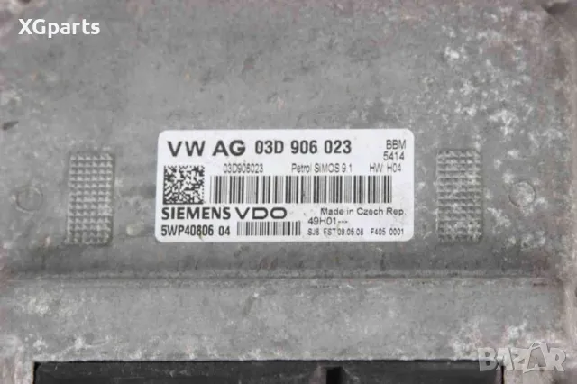 Компютър двигател за Volkswagen Polo IV facelift 1.2i 60 к.с. (2005-2009) 03D906023, снимка 2 - Части - 47859304