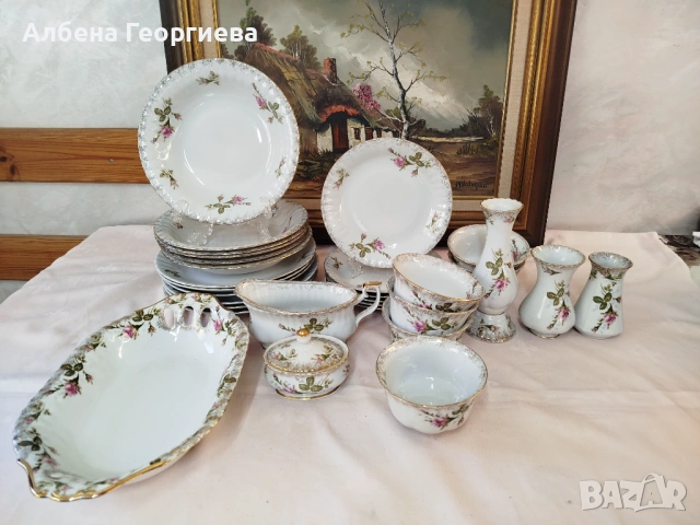 Порцеланов сервиз „Chodzież“ IWONA 🌹🌹🌹- Poland , снимка 13 - Сервизи - 53052681