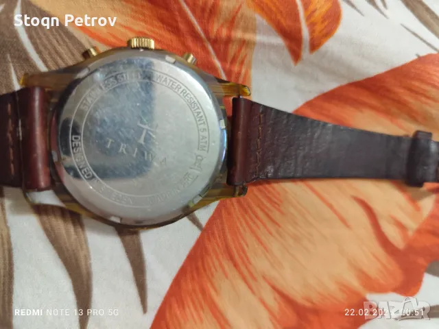 Часовник Triwa, снимка 4 - Други - 49238253