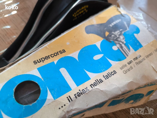 Седалка автентична ретро винтидж Concor supercorsa 3ttt, снимка 8 - Части за велосипеди - 54118868