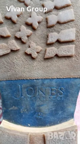 Мъжки кожени боти Jones 42, снимка 8 - Мъжки боти - 49054445