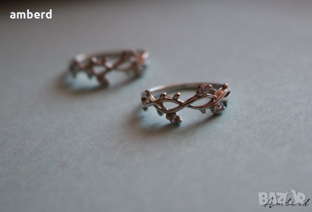 Много красив сребърен пръстен - модел R079, снимка 6 - Пръстени - 28878410