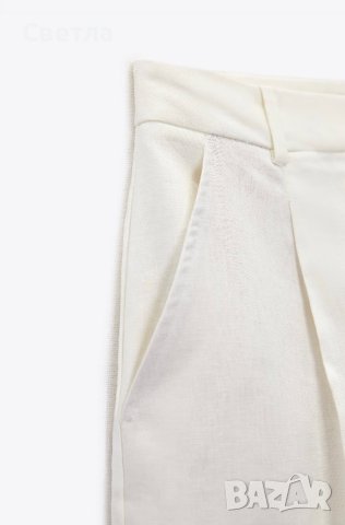 Ленени къси панталонки Zara, снимка 2 - Къси панталони и бермуди - 42132115