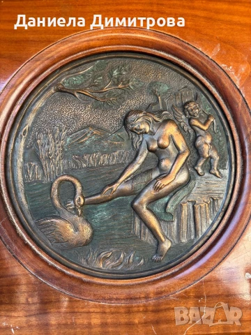 Медна чиния, снимка 2 - Антикварни и старинни предмети - 51362676