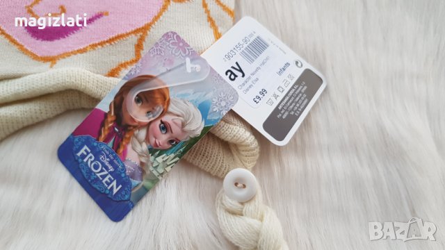 Детска шапка Елза с плитка - нова, снимка 4 - Шапки, шалове и ръкавици - 38939052