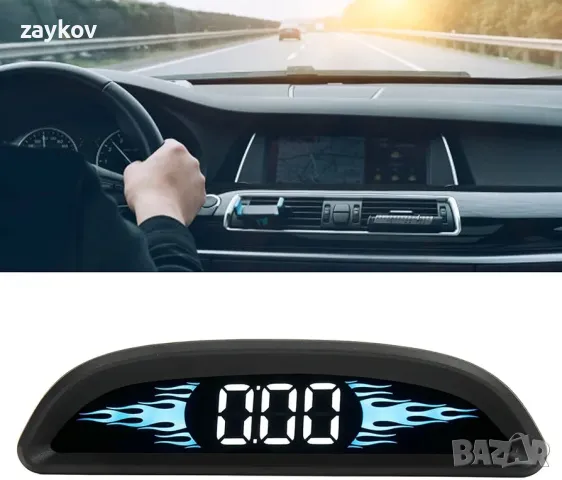 4Дисплей на предното стъкло, HUD дисплей за автомобил, Универсален цифров дисплей