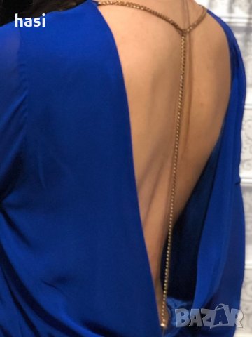 Синя рокля , снимка 2 - Рокли - 35298596