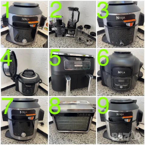 Уреди Ninja - Мултикукър, Блендер, Фритюрник с Горещ Въздух/Еър Фрайер, Кухненски Робот, Фурна!, снимка 1