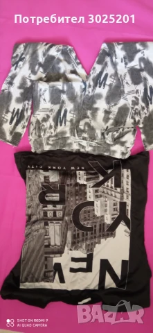 Дамски Комплект Еластичен панталон с връзки и тениска размер М, снимка 6 - Спортни екипи - 50852614