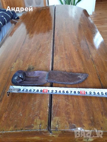 Стара кожена кания за нож #10, снимка 4 - Антикварни и старинни предмети - 35455855