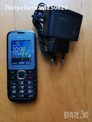 Телефон нокия бутони  c1-01 със зарядно бг меню, снимка 2 - Nokia - 51625519