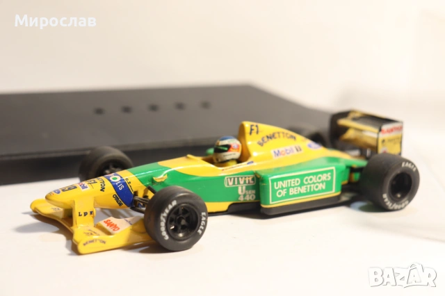 1:43 ONYX BENETTON FORD БОЛИД ФОРМУЛА F1, снимка 6 - Колекции - 53192544