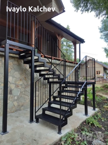 Външни стълби и парапети по поръчка – метални конструкции - ЛИЗИНГ, снимка 4 - Други услуги - 53996104