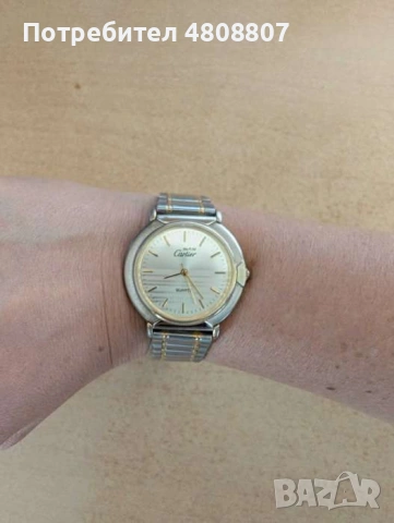 Стилален часовник Cartier style – Унисекс модел, снимка 3 - Мъжки - 54322079