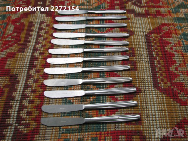Прибор трапезен нож-12бр, снимка 1 - Прибори за хранене, готвене и сервиране - 30862748